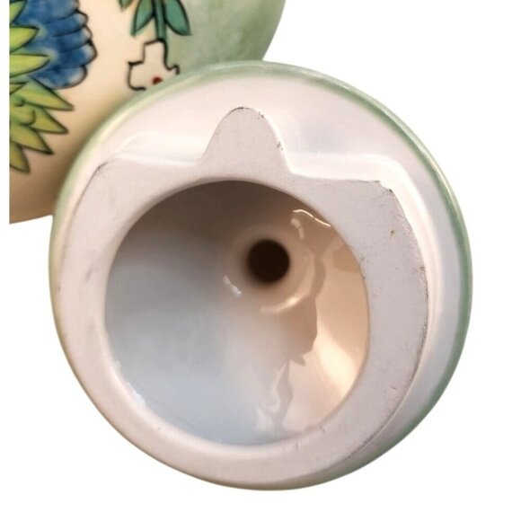 Heartfelt Kitchen Creations Hand-Painted Rooster Ceramic Teapot 7" Tall Youngs I - Picture 8 of 12